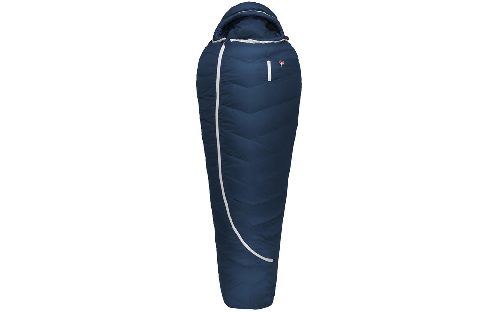 Grüezi Bag Sac de couchage DownWool Summer Light 2.0 2 °C 200 cm, bleu
