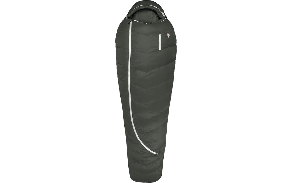 Grüezi Bag Sac de couchage DownWool Summer 2.0 -3 °C 200 cm, noir