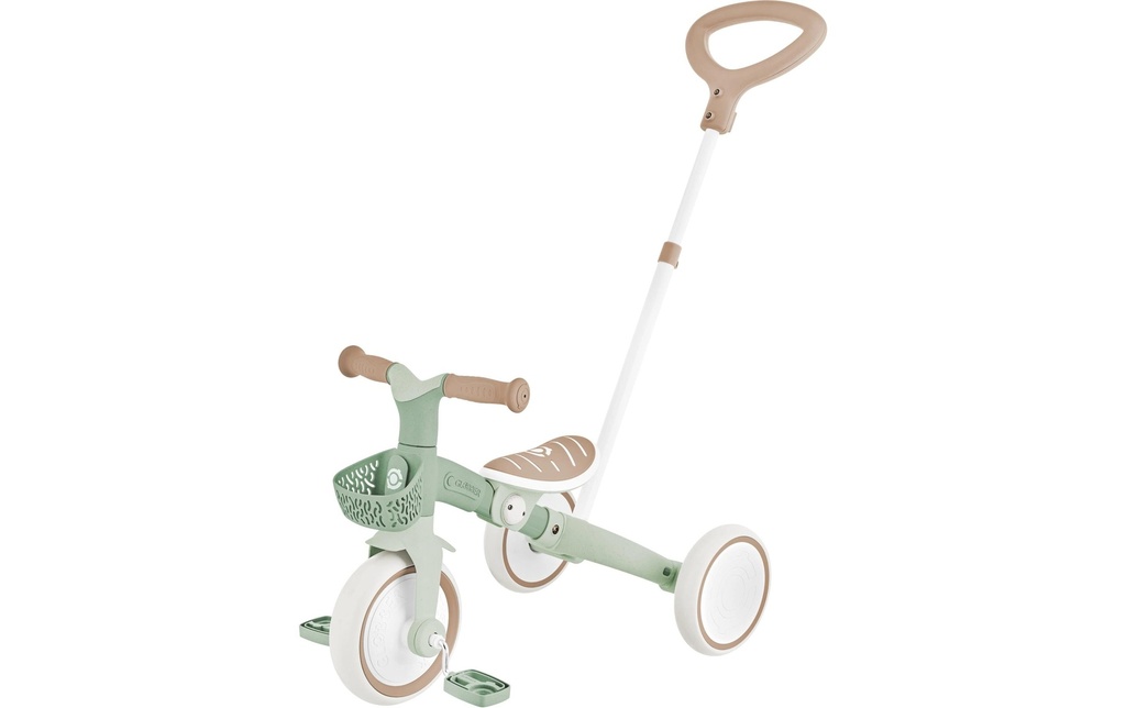 GLOBBER Draisiennes pour enfant Learning Trike 3 in 1 Plus Vert sauge