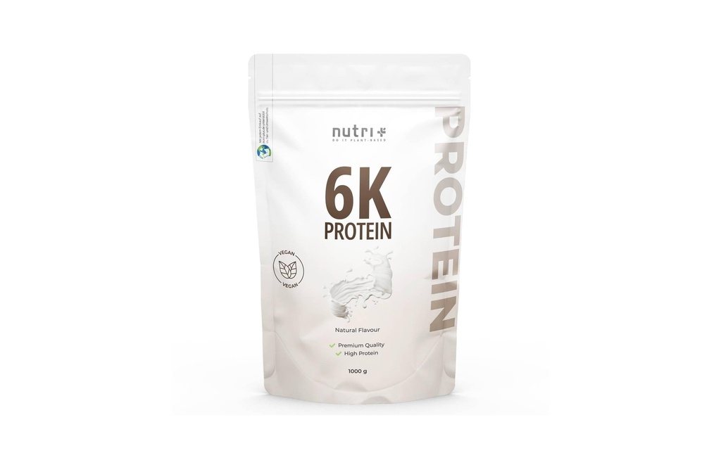 Nutri+ Poudre Protéine 6K végétalienne Neutre 1000 g