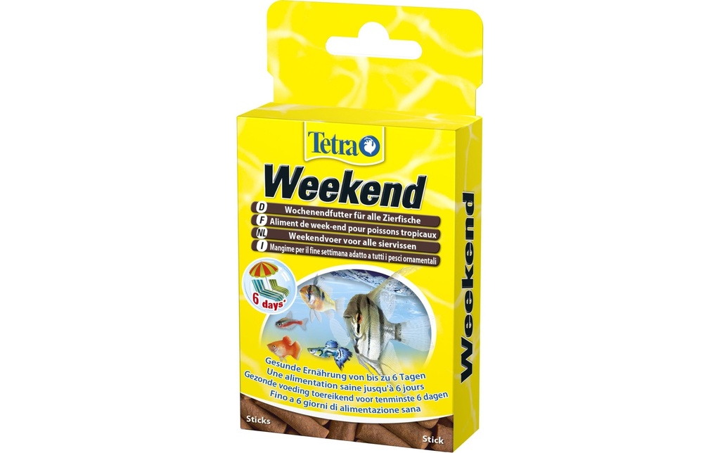 Tetra Aliments pour poissons Weekend Sticks 20 pièces