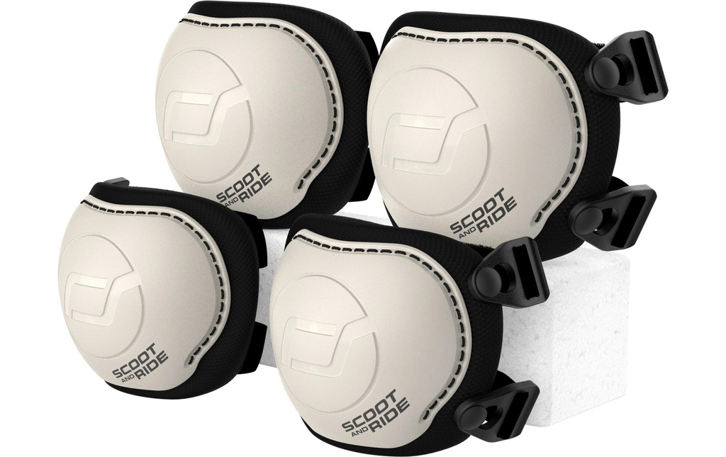 Scoot and Ride Genouillères & coudières Kit XXS Ash