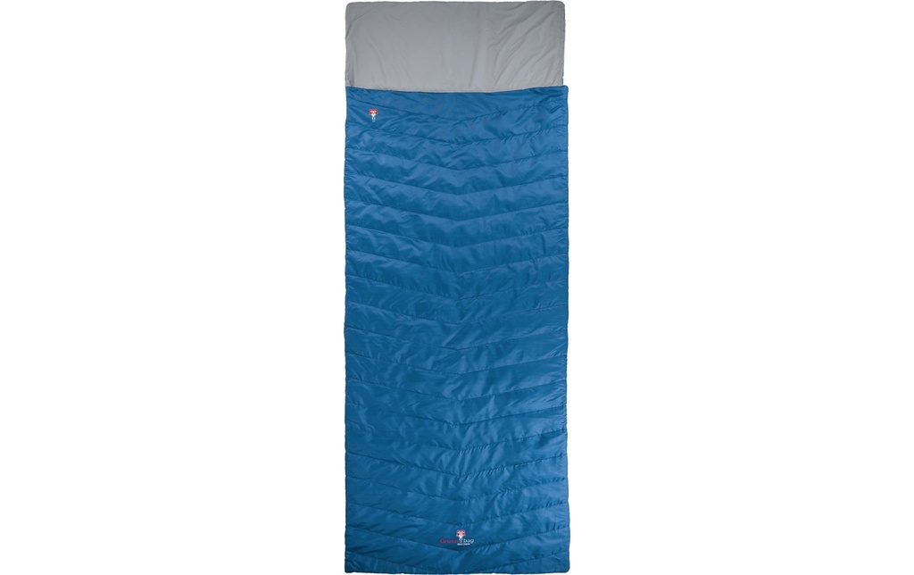 Grüezi Bag Sac de couchage Laine Almhütte 10 °C 175 cm, bleu