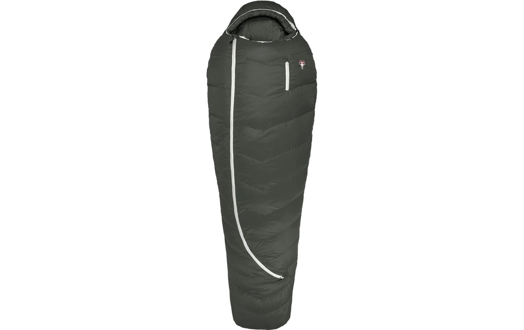 Grüezi Bag Sac de couchage DownWool Summer 2.0 -3 °C 185 cm, noir