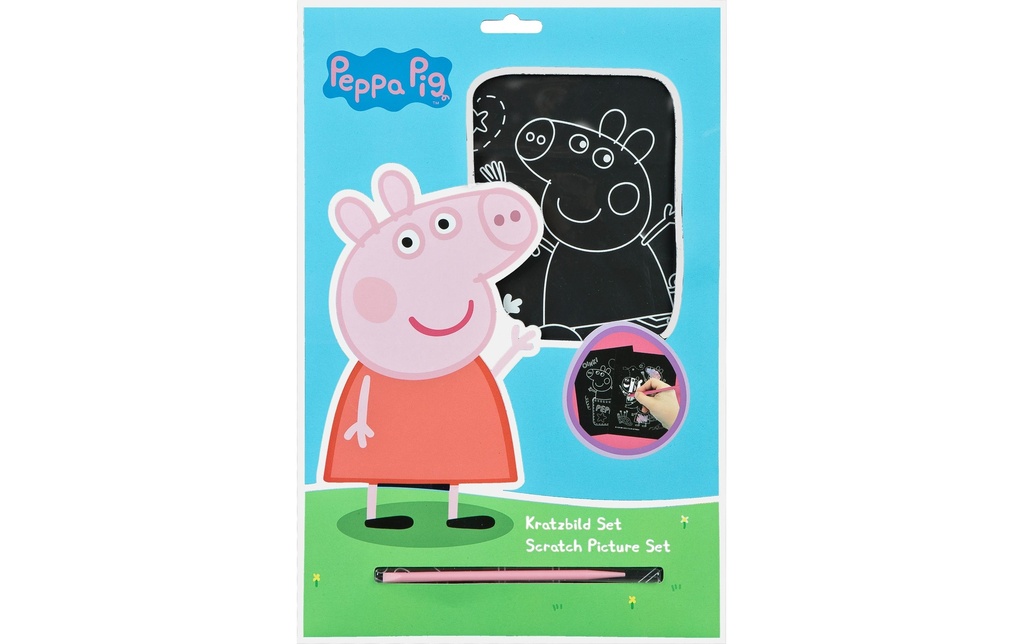 Undercover Articles pour fans Set d'images à gratter Peppa Pig