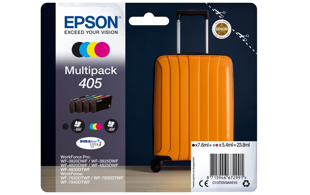 [770405055] EPSON Epson cartouche 405 bcmy (4 pces)