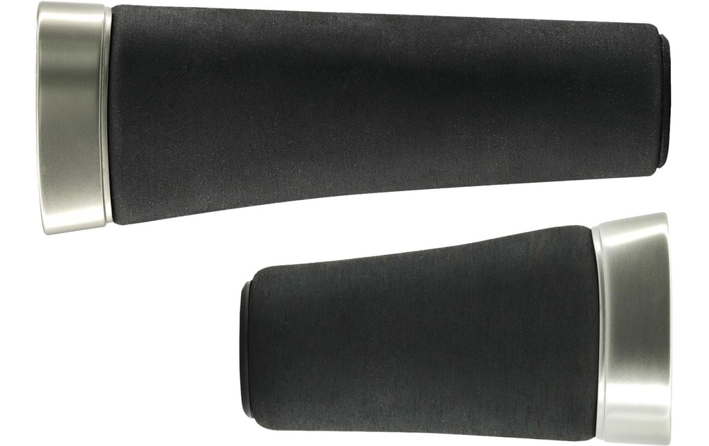Selle Royal Poignée de guidon Nivo Gel Gripshift noir-argent, 130/90 mm