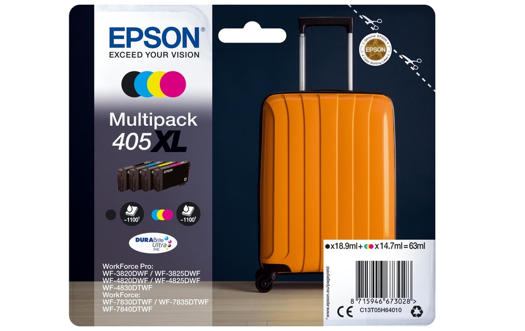 [770405505] EPSON Epson cartouche 405XL bcmy (4 pces)