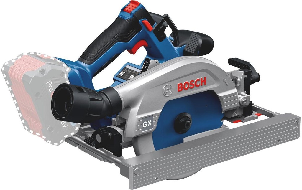 Bosch Professional Scie circulaire sans fil PRO GKS 18V-57-2 GX en L-BOXX 238 (sans batterie)