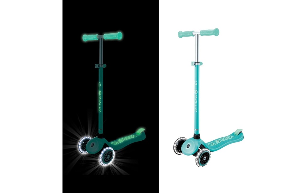 GLOBBER Patinette Primo Plus Glow Lights Vert