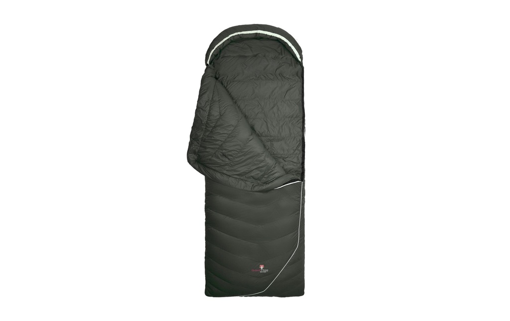 Grüezi Bag Sac de couchage DownWool Summer Comfort 2.0 2 °C R 190 cm, noir