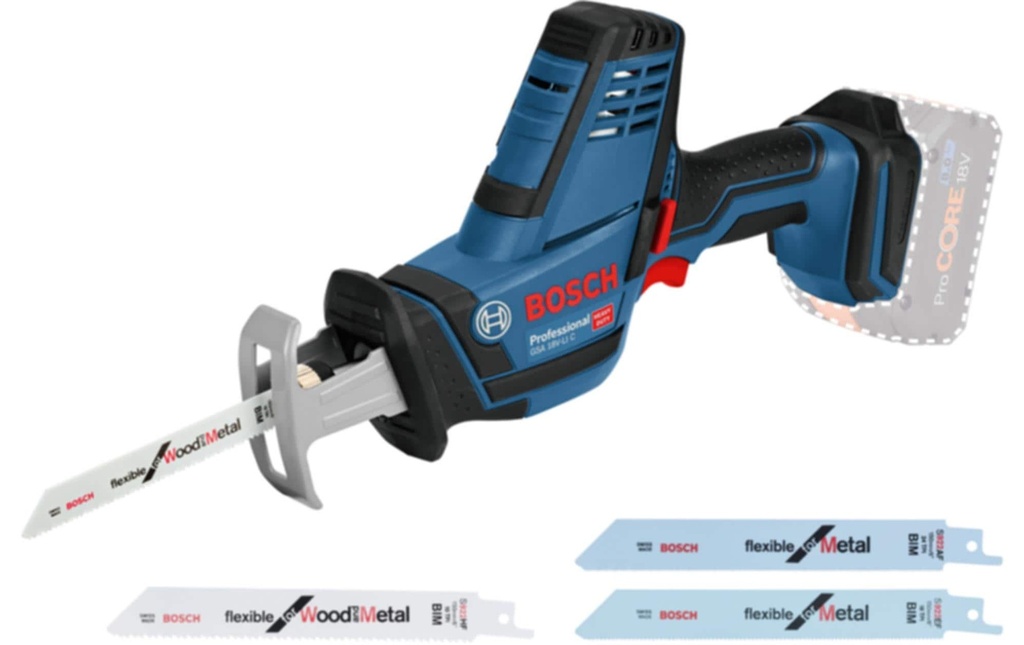 Bosch Professional Scie-sabre sans fil PRO GSA 18V-LI C (sans batterie)
