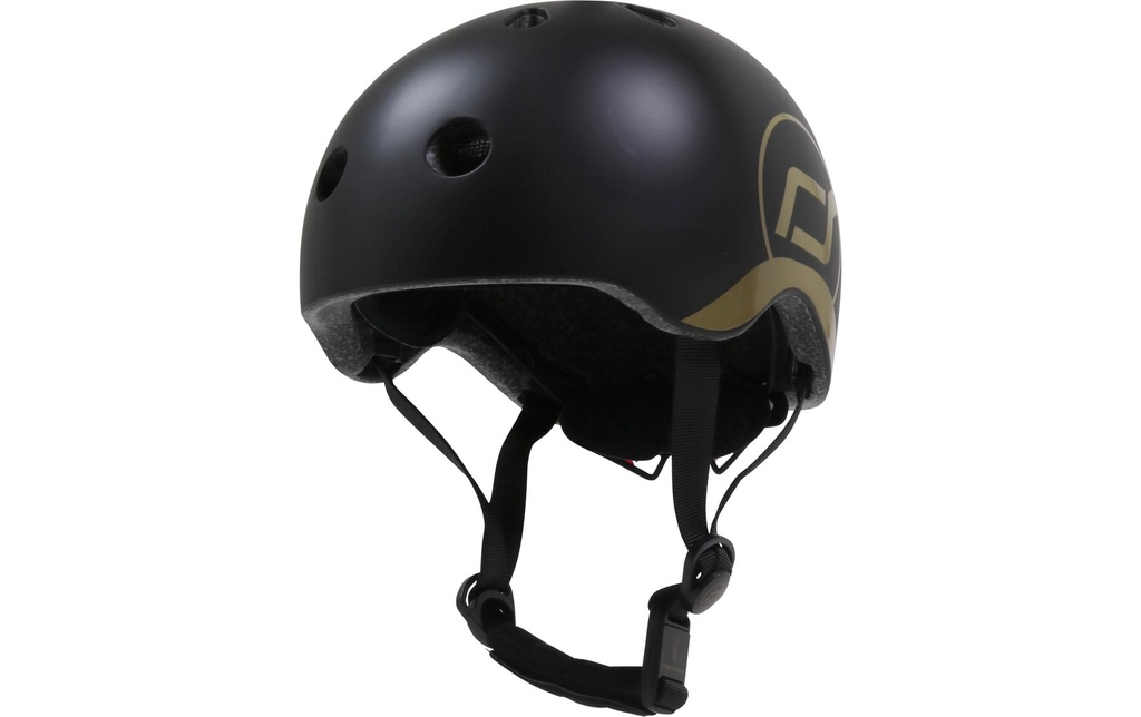Scoot and Ride Casque pour enfants Noir/Or, XXS-S/45 - 50