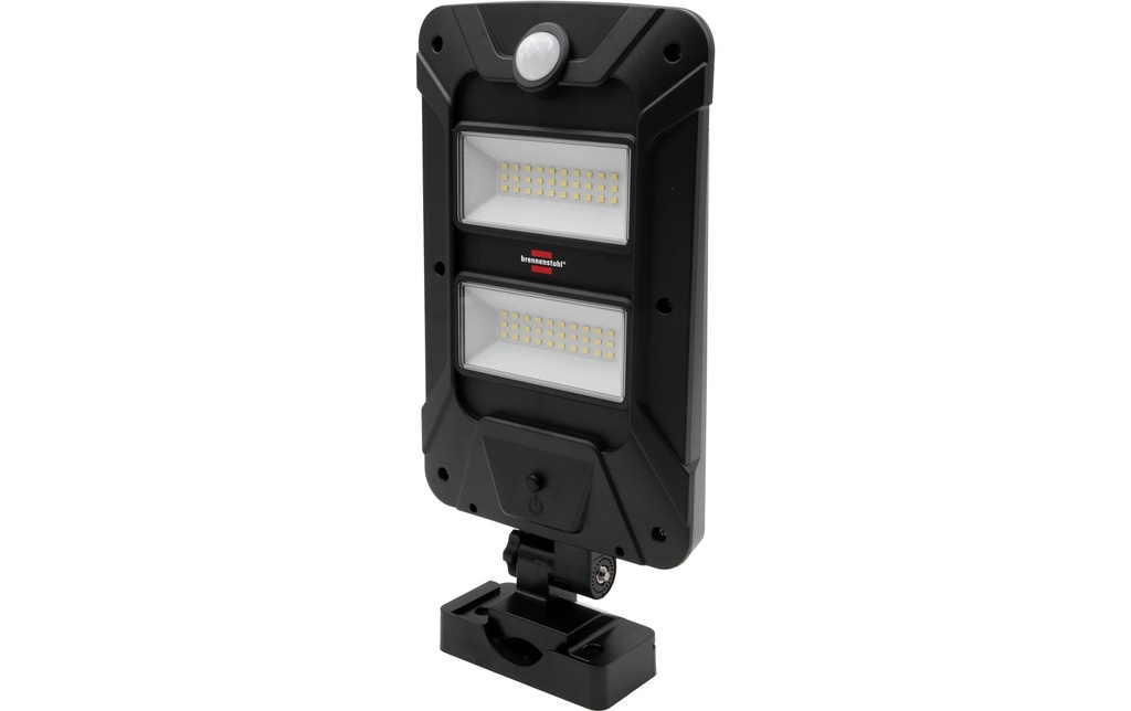 Brennenstuhl Applique murale solaire à LED SOL 1000, Détecteur de mouvement, 10W, IP44