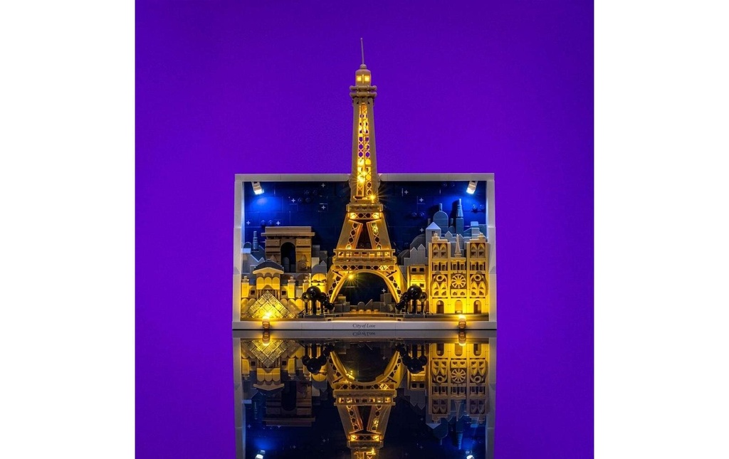 Light My Bricks LMB 2.0 Set d'éclairage à LED pour LEGO 21064 Paris ville d'amour