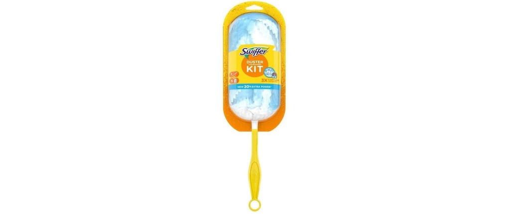 Swiffer Aimant à poussière Kit de démarrage Duster Orange/Jaune