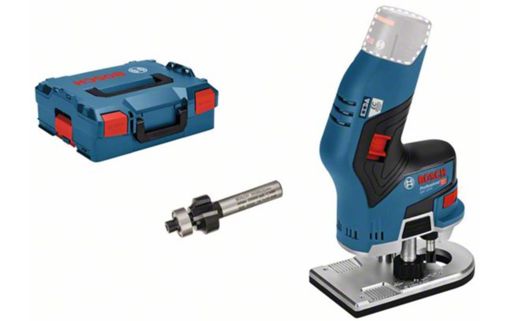 Bosch Professional Fraiseuse de bords sans fil PRO GKF 12V-8 Set en L-BOXX (sans batterie)