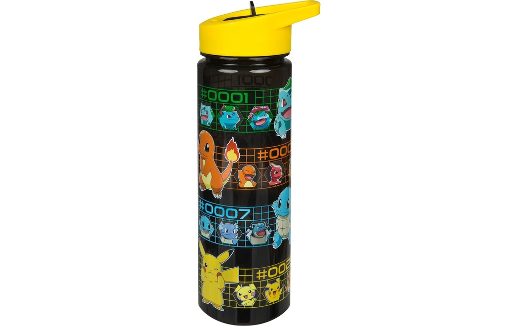 Undercover Gourde Pokemon 600 ml, Noir/Jaune