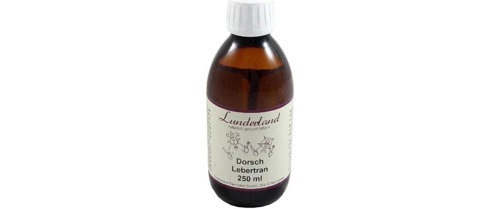 Lunderland Complément alimentaire à l'huile de foie de morue 250 ml