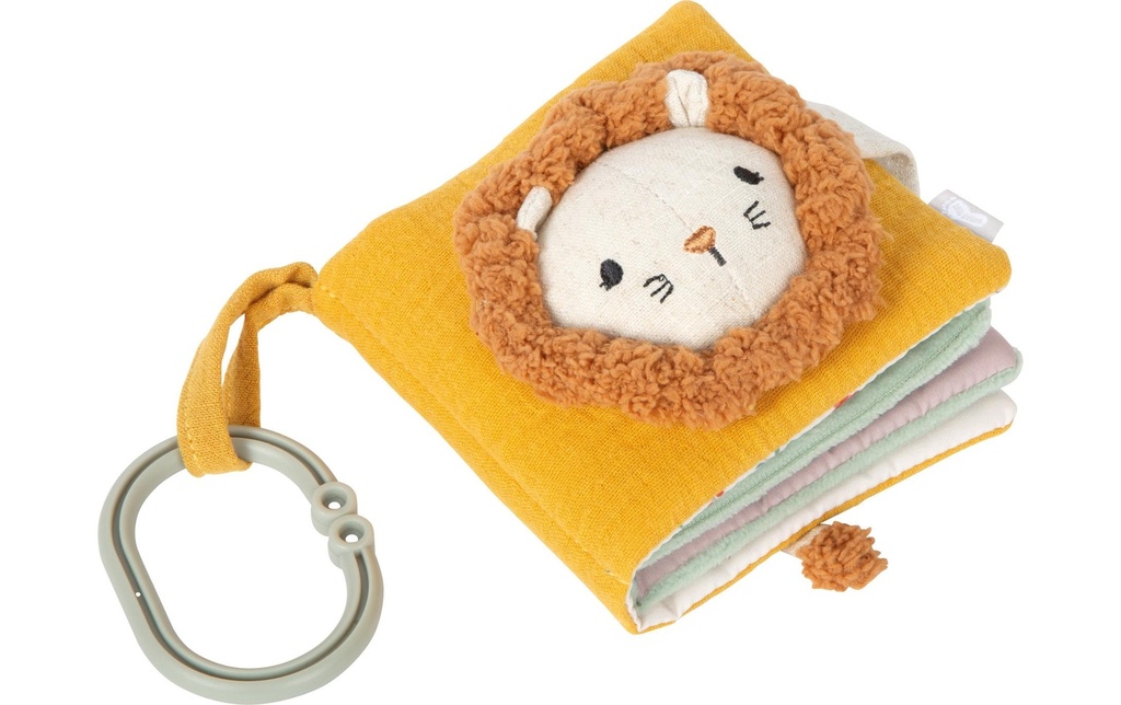 small foot Jouet bébé livre à toucher Little Lion