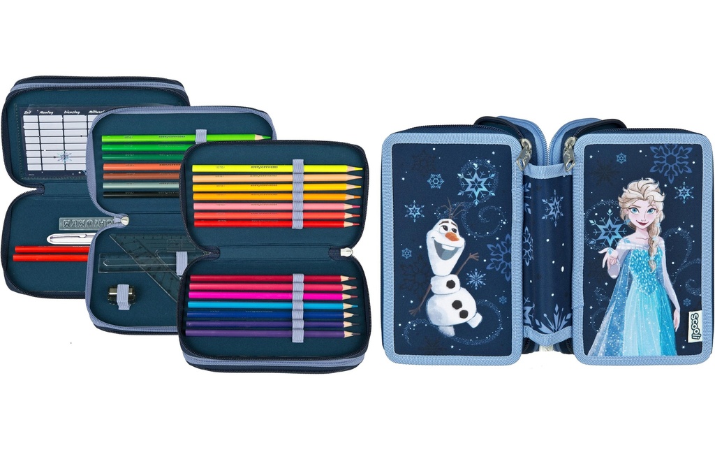 Scooli Trousse de toilette Tripledecker Frozen rempli