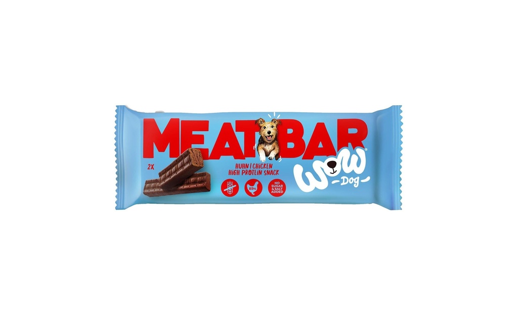 WOW Collation Barre de viande Meat Bar poulet 40 g