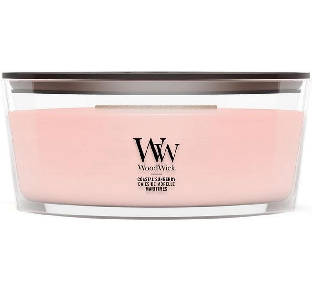 Woodwick Bougie parfumée Coastal Sunberry Ellipse