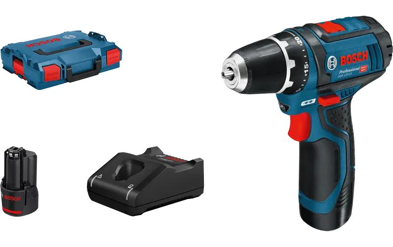 Bosch Professional Perceuse-visseuse sans fil PRO GSR 12V-15 en L-BOXX