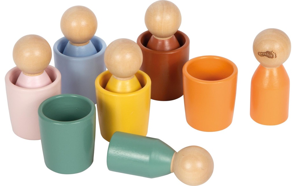 small foot Gobelet de tri Montessori avec figurines