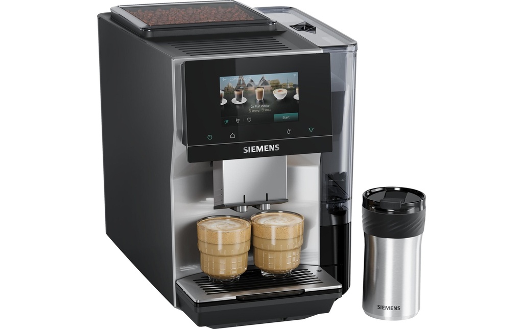 Siemens Machine à café automatique TP725ET7 Argenté, Aucune indication