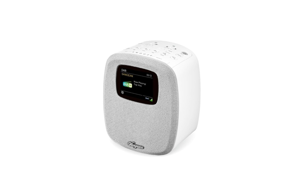 Sangean Radio-réveil DCR-83 Blanc
