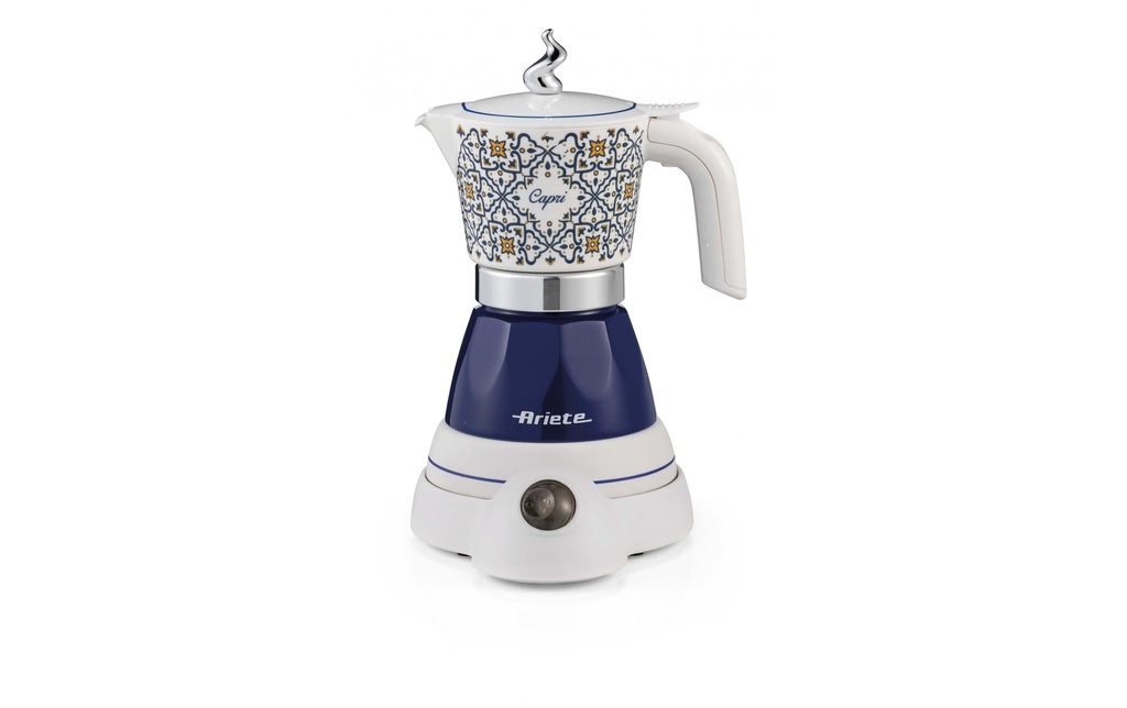 Ariete Capri Moka Pour 4 tasses, Bleu foncé