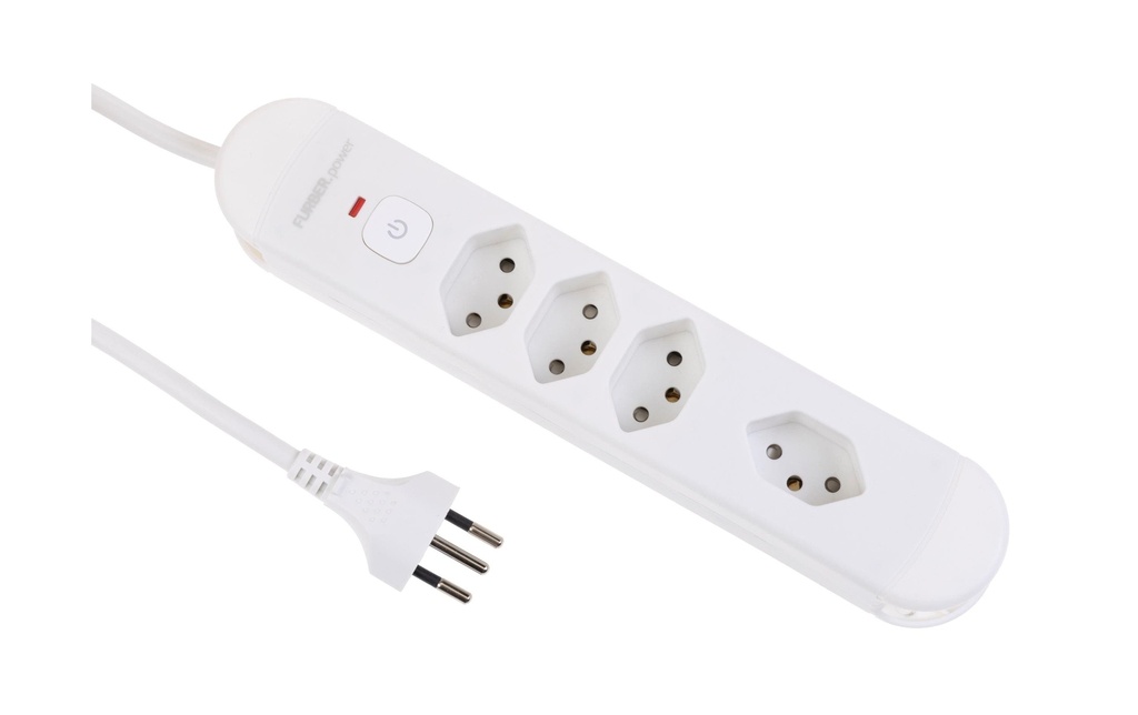 FURBER.power Bloc multiprises Tuttovario 4 x T13