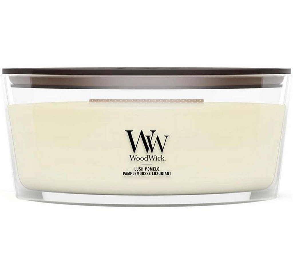 Woodwick Bougie parfumée Lush Pomelo Ellipse