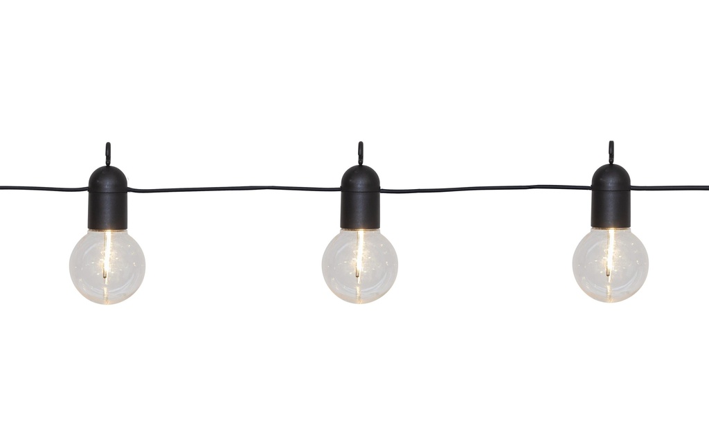 Star Trading Guirlande lumineuse Fiesta 360 cm, Noir/Transparent
