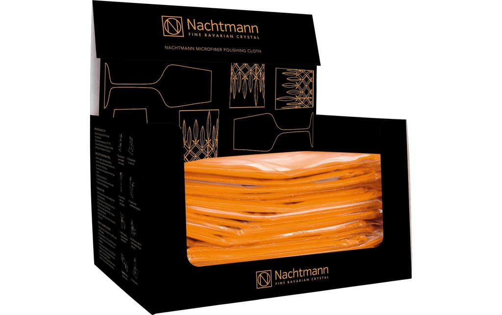 Nachtmann Chiffon à polir en microfibre 64 x 50 cm 1 Pièce/s, Orange