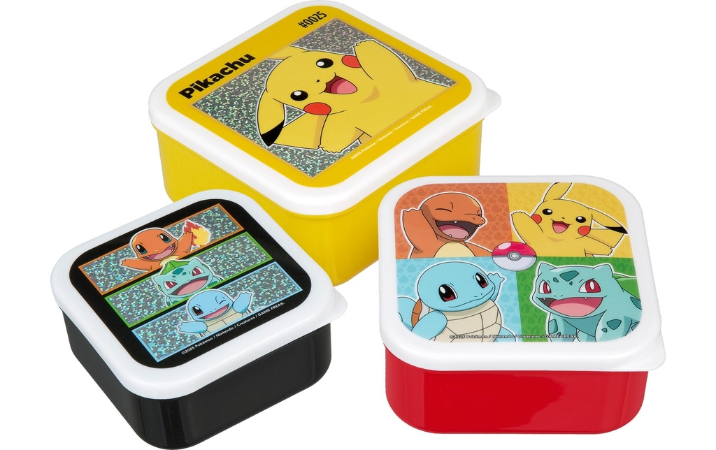 Undercover Boîte casse-croûte Pokemon Lot de 3