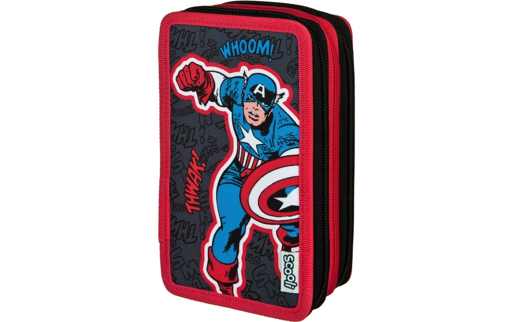 Scooli Trousse de toilette Tripledecker Avengers rempli
