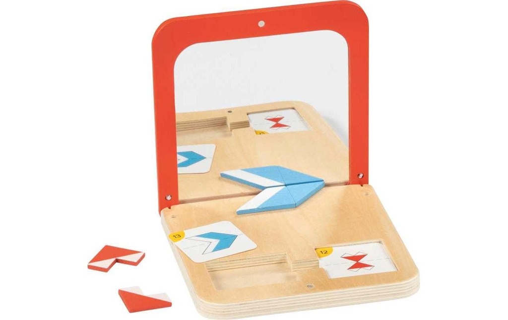 Goki Jeu de symétrie Miroir magique bois 26 pièces