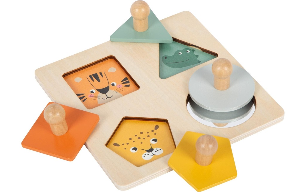 small foot Puzzle à assembler Montessori Formes et motifs