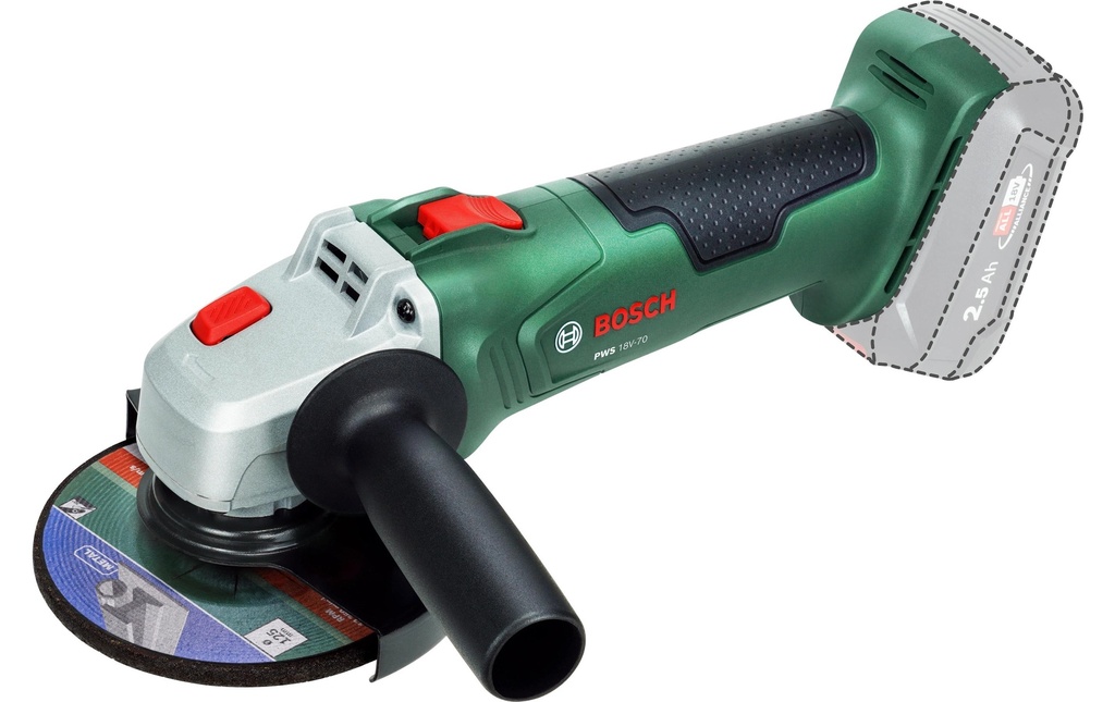 Bosch Meuleuse d’angle PWS 18 V-70 125 mm
