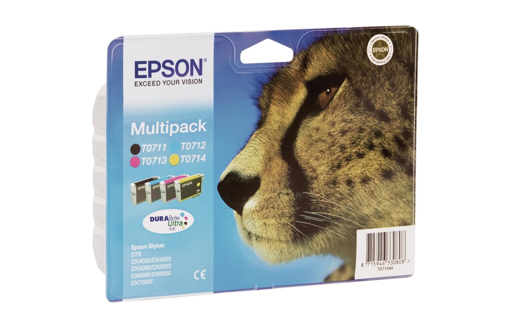 EPSON Epson cart.encre T071540 bkcmy (4 pces)