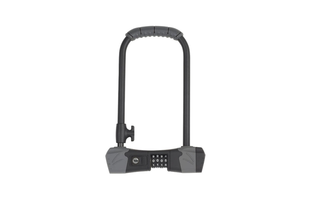 Yale Antivol pour vélo YCUL2 anse en acier, code numérique, 230 mm