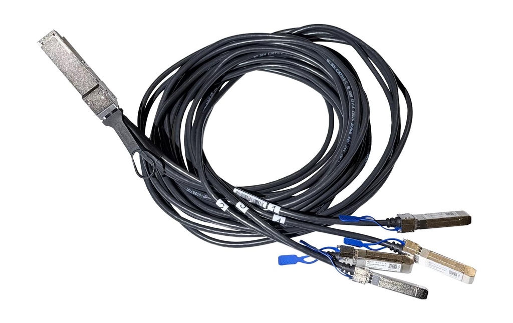 MikroTik DQ+BC0003-DS+ Câble de breakout QSFP56 QSFP56/QSFP56 3 m