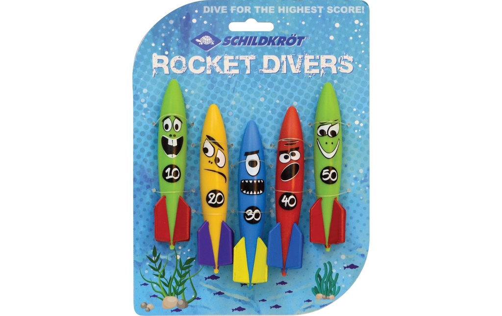 Schildkröt Funsports Schildkröt Rocket Divers – Set de 5 pièces