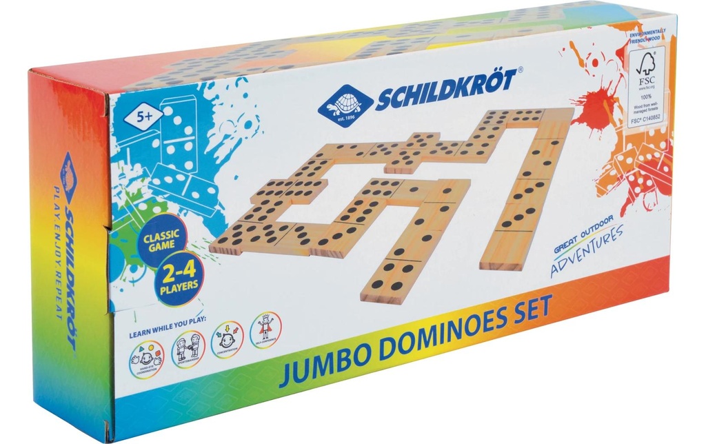Schildkröt Funsports Schildkröt Jumbo Domino Set