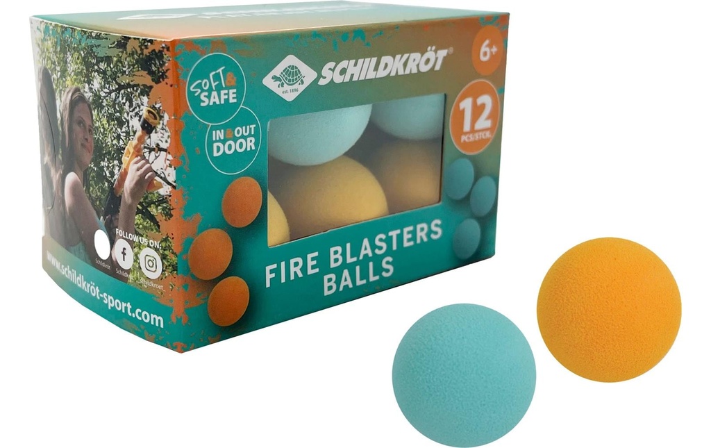 Schildkröt Funsports Schildkröt Fire Blaster Balles de rechange Mousse 2.7 cm