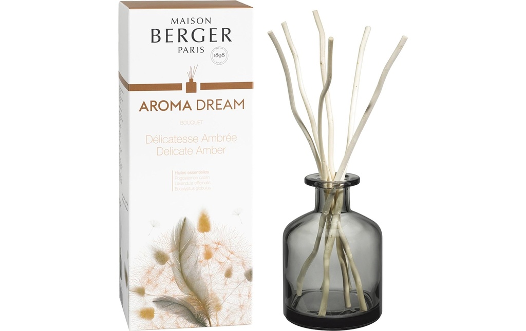 Maison Berger Bâtonnets parfumés Aroma Dream- Délicatesse Ambrée 180 ml