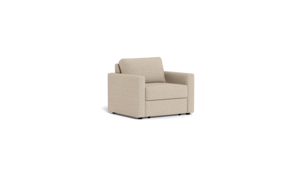 AC Design Fauteuil Fleury Beige, 105 x 88 x 85 cm