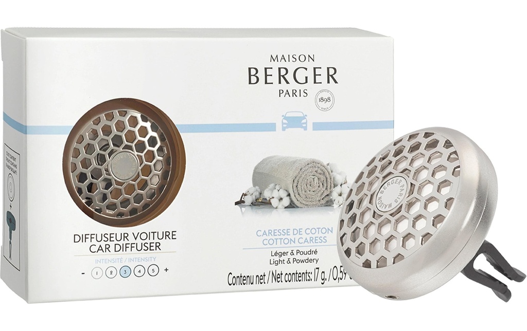 Maison Berger Diffuseur automatique Honey Comb+ Caresse de Coton